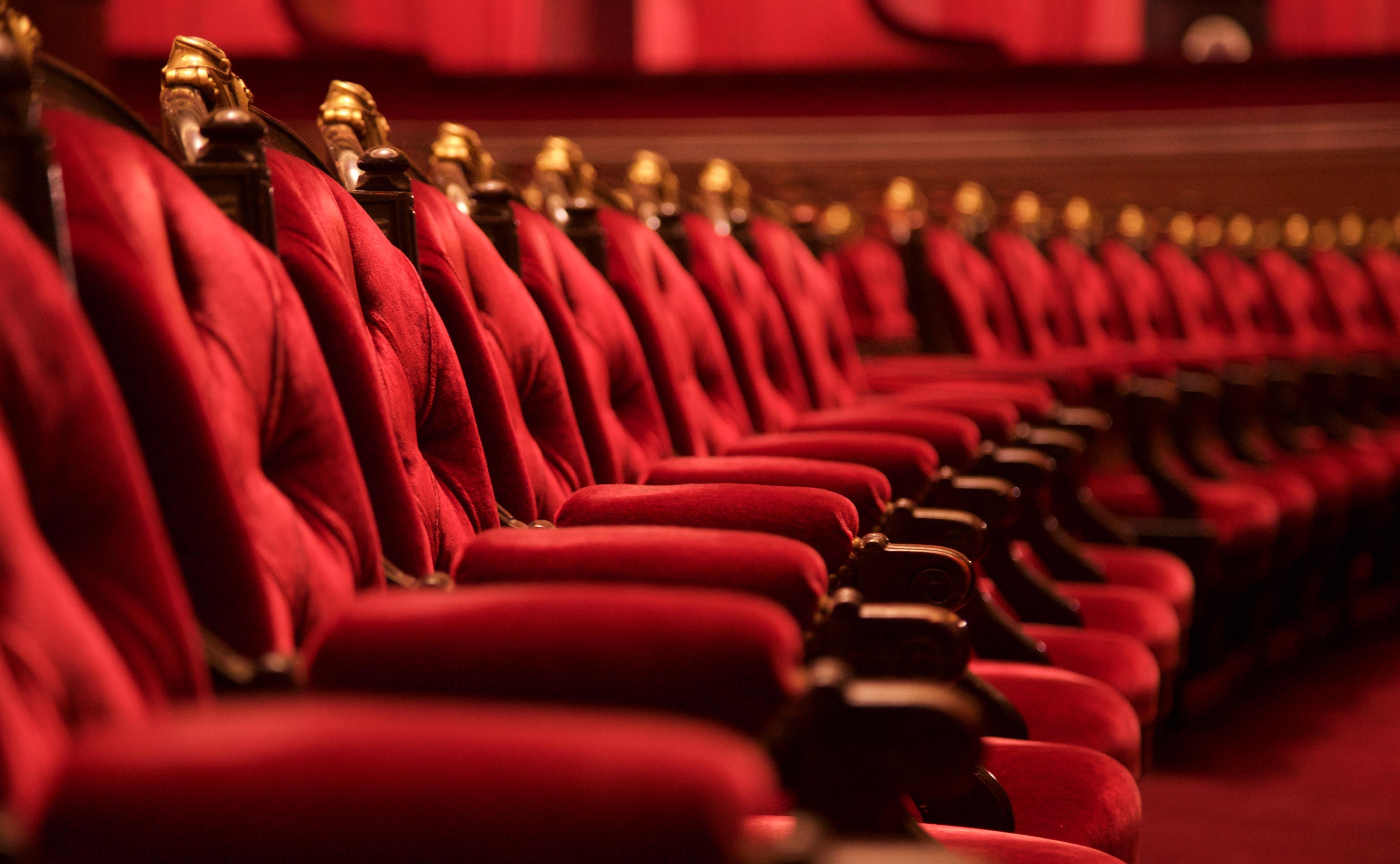 Последний ряд в театре. Кресла в театре. Театральные кресла в зале. Красные сиденья в театре. Красные кресла в театре.