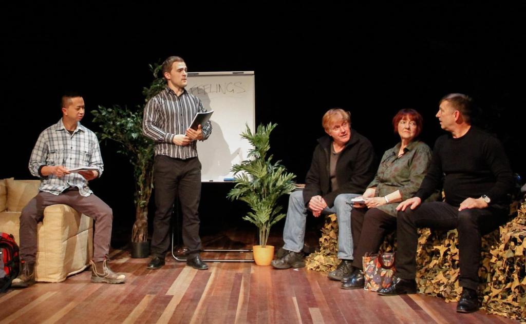 Theatre Review Foxholes of the Mind, The Playhouse, Hobart