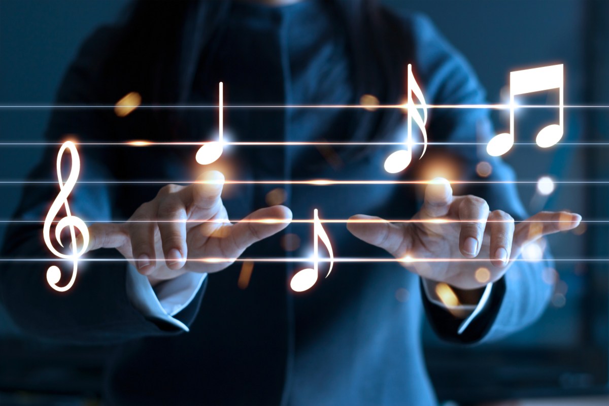 hands and music