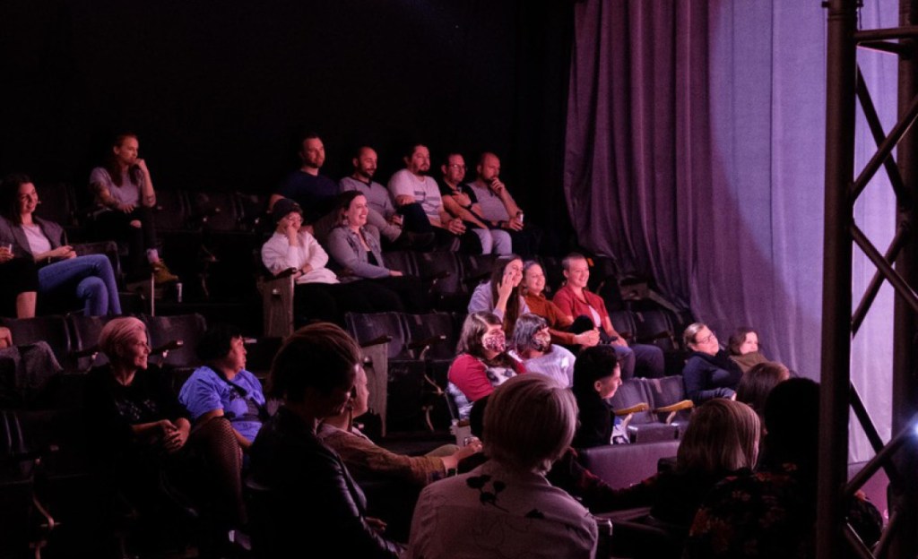 independent theatre interior audience