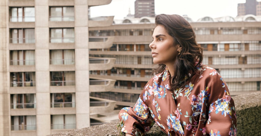 Nipa Doshi looking at city scape for Vogue India