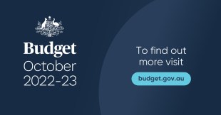 The logo for Budget October 2022-2023.
