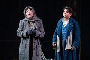 opera singers on stage for La Boheme at Sydney Opera House