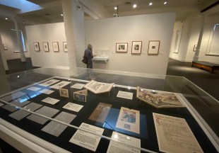 view of print exhibition by Ethel Spowers