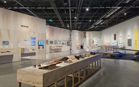 'Sneakers Unboxed: Studio to Street' installation view at HOTA 2023. Photo: ArtsHub.