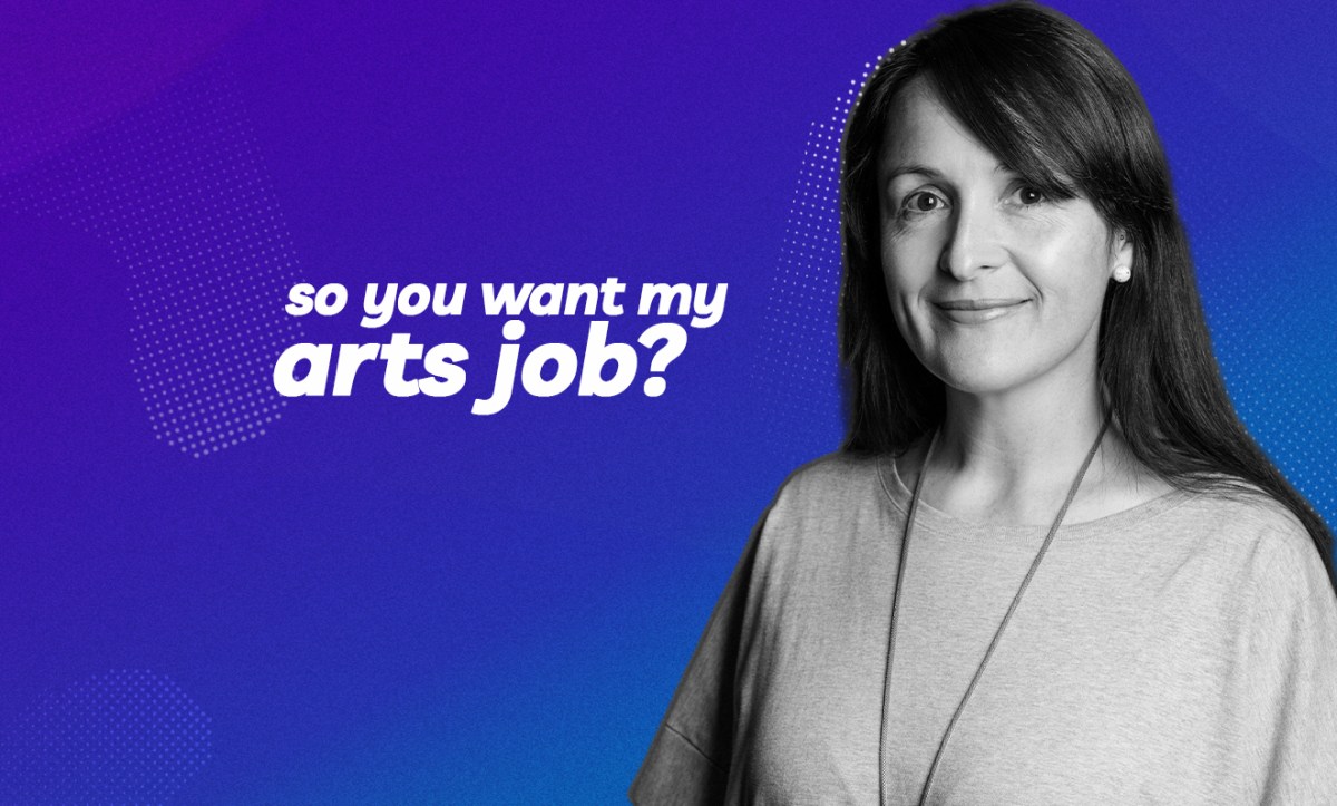 so you want my arts job image of woman with long dark hair