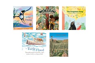 A collection of five picture books that cover flora and fauna themes.