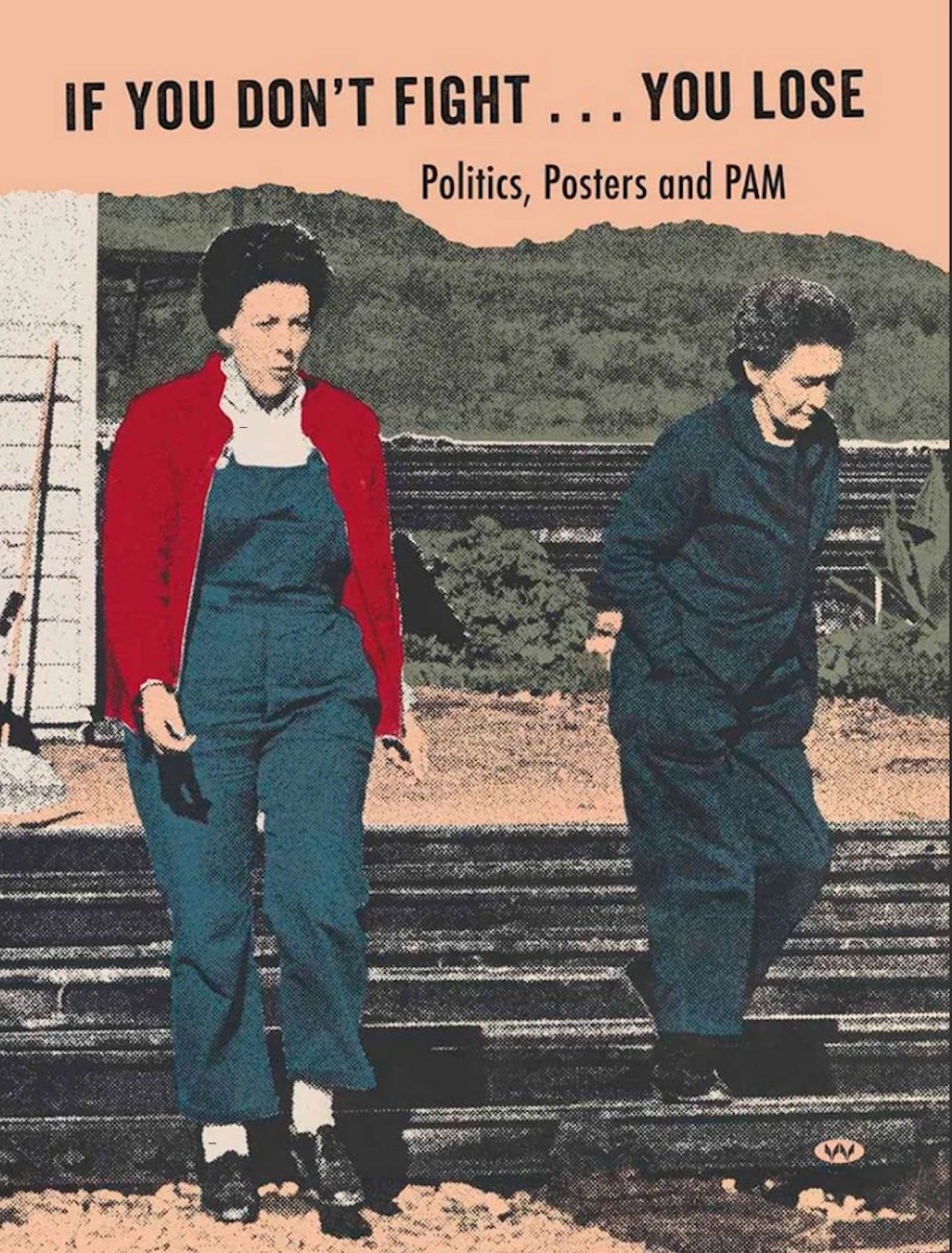 Book cover with illustration of two women wearing work overalls.