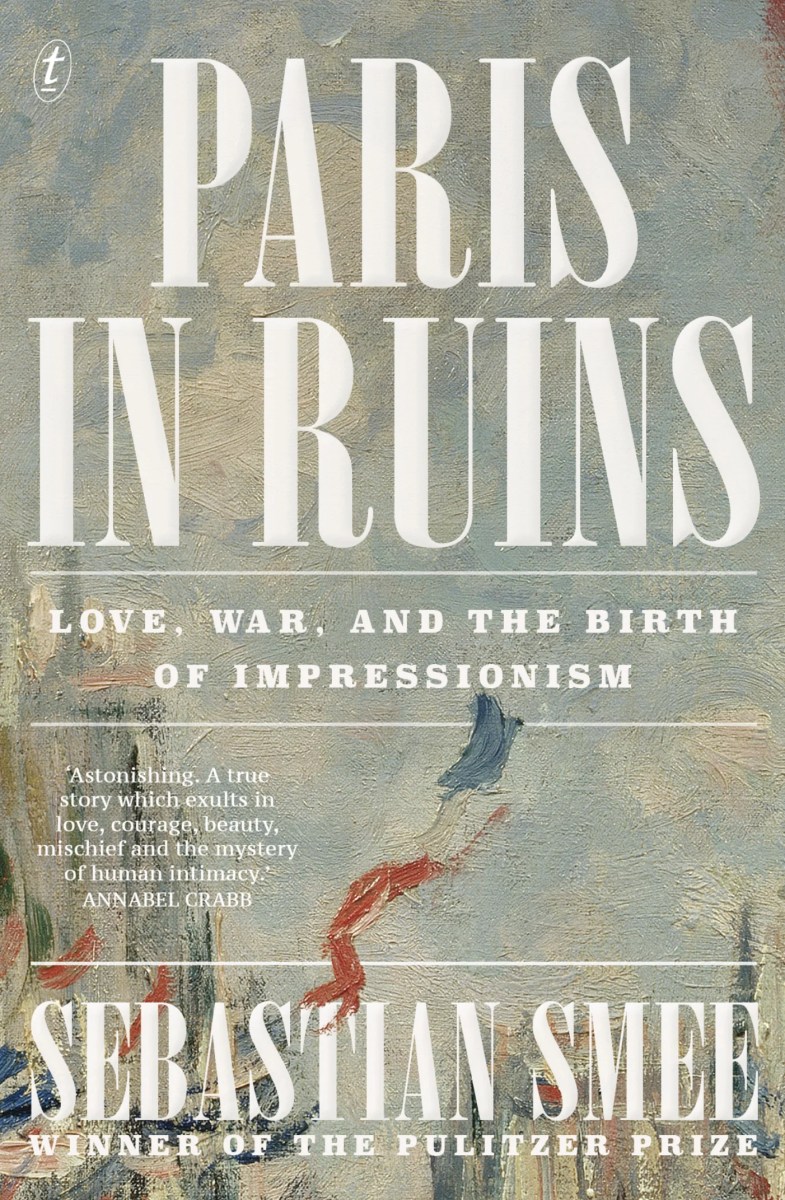 art book cover with white text