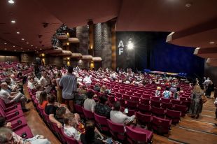 The audience assembles for another Adelaide Festival performance.
