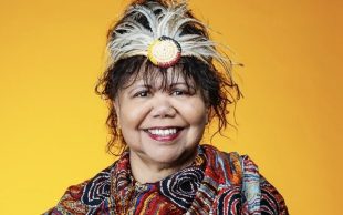 Comic artist Janty Blair smiles for photograph.
