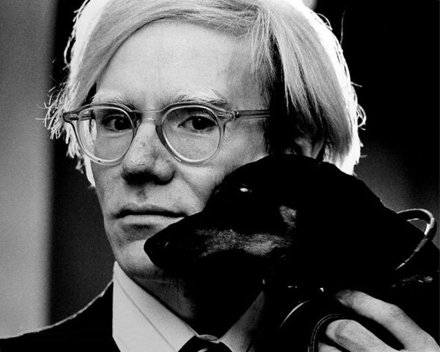 Warhol is just one of the many artists who relied on dogs for artistic inspiration. Image: Jack Mitchell on WikiMedia.
