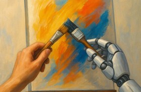 AI software like ChatGPT offers both challenges and benefits for arts professionals. Image: ChatGPT