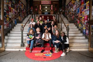 Nominees for MICF 2025 Most Outstanding Show and Best Newcomer. Front Row (L-R): Rosie Dempsey, Olga Koch, Ahir Shar, Lou Wall and Anisa Nandaula. Middle Row (L-R) Nicola Dempsey, Brett Blake, Greg Larsen, Scout Boxhall and Garry Starr. Back Row (L-R): George Fouracres, Robyn Reynolds, Meg Jäger, Kura Forrester, Rapha Manajem and Ethan Cavanagh.