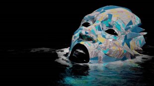 Work in progress projection based art from Stefanie Petrik.