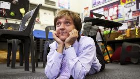 Chris Lilley's famed Mr G chracter has made a return after more than a decade. Image: Princess Productions.