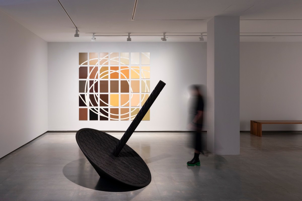 Gallery setting with contemporary Aboriginal Art. MCA