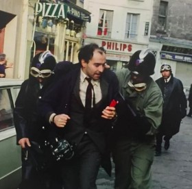 Jean Luc Godard being arrested in Paris, May 1968. Paris May ‘68 Revolt - The Struggle Continues