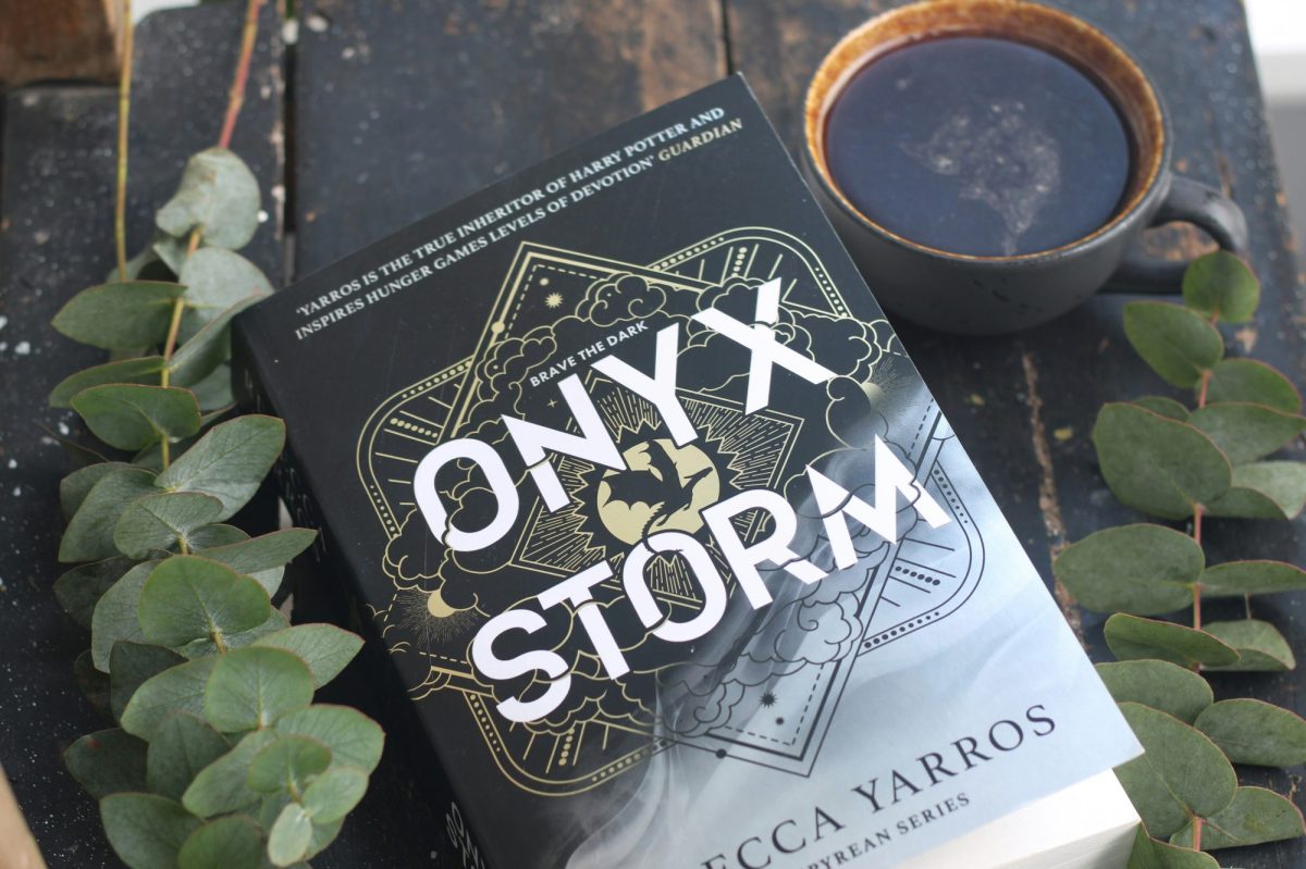 The romance book Onyx Storm.