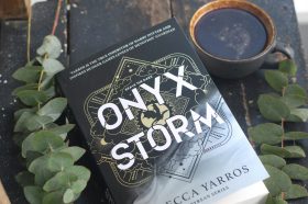 The romance book Onyx Storm.