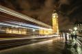 A speeding image from the British Houses of Parliament. On the Move