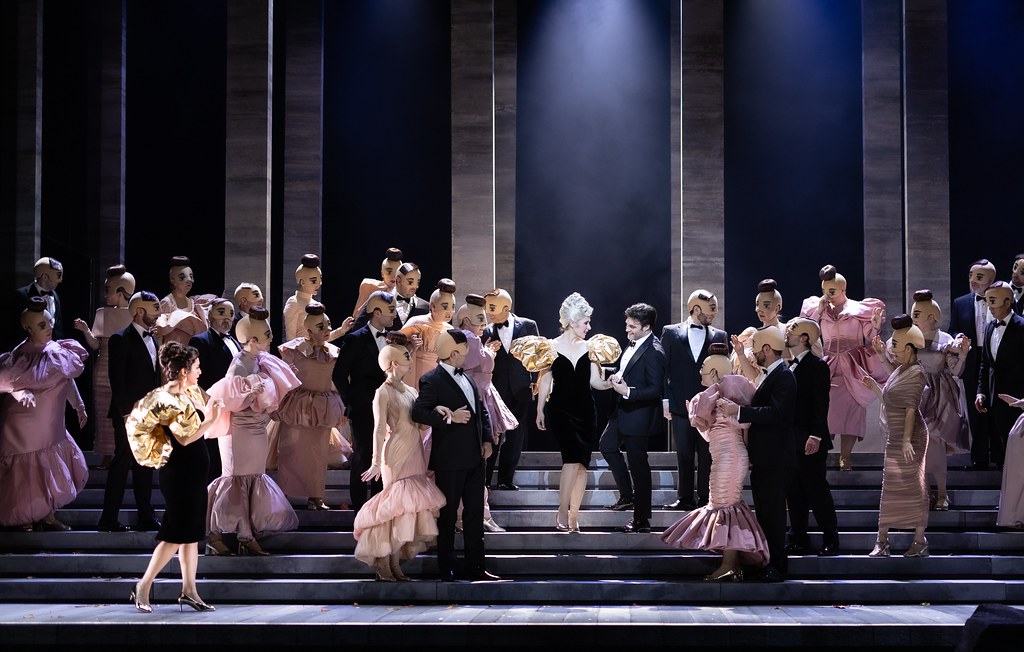 A crowd scene in Rusalka.