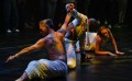 ‘GARABARI’ by Joel Bray Dance was supported by BlakDance through the BlakForm program. Three First Nations dancers perform a floor-based section of movement in a photograph illustrating a story about NIDA's MFA (Cultural Leadership) program.