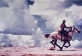 Richard Prince 'Untitled (cowboy)' 1980–89, Ektacolor photograph, 181.5 x 271.5 cm, Art Gallery of New South Wales, donated through the Australian Government's Cultural Gifts Program by the John Kaldor Family Collection 2021 © Richard Prince, image © Art Gallery of New South Wales. The Object Lesson exhibition.