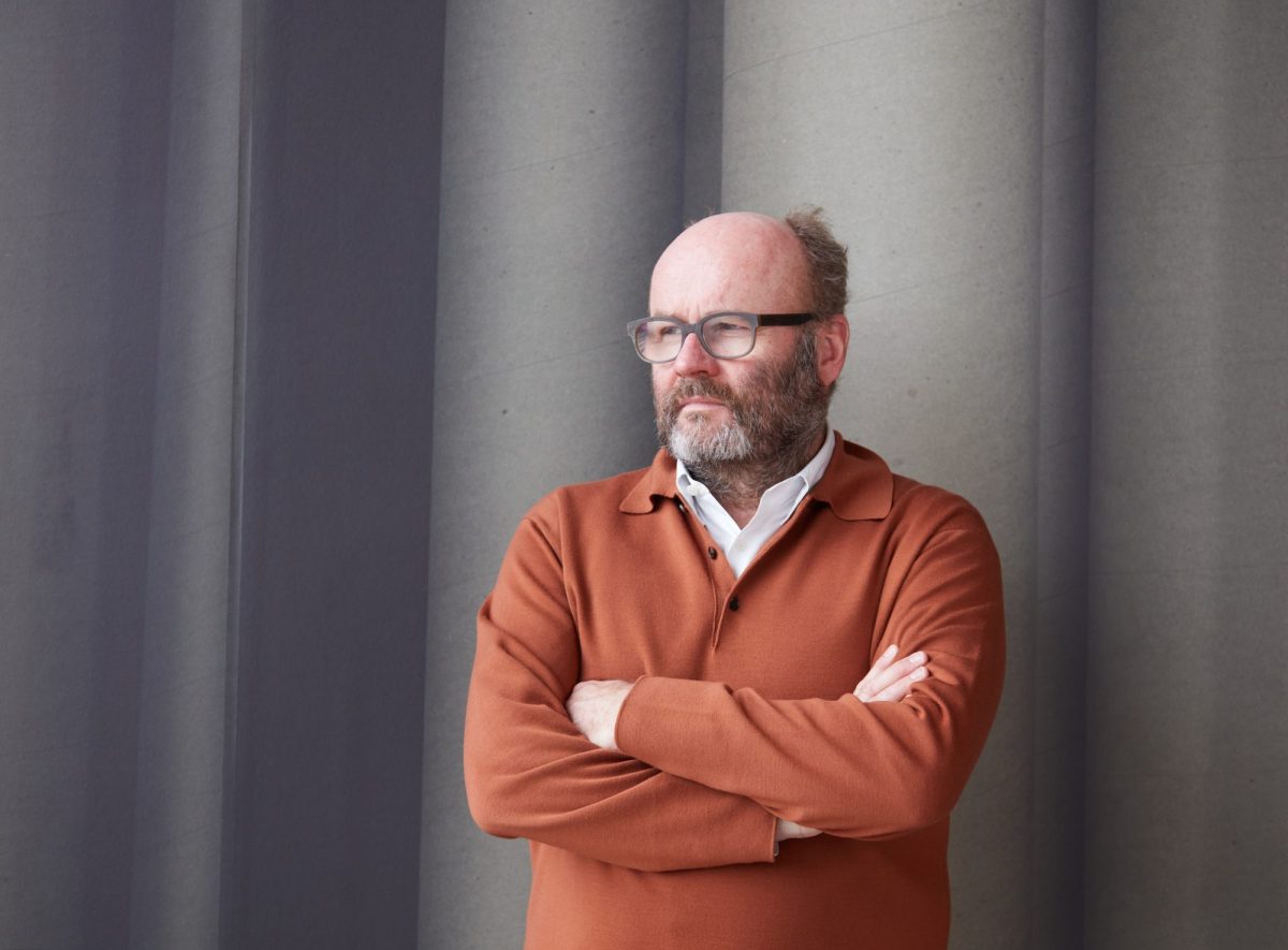 Thomas Demand in his exhibition 'The Object Lesson', the 38th Kaldor Public Art Project, photo © Art Gallery of New South Wales, Jenni Carter