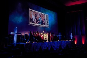 Romeo + Juliet with Live Band and Choir. Image: Mitch Lowe.