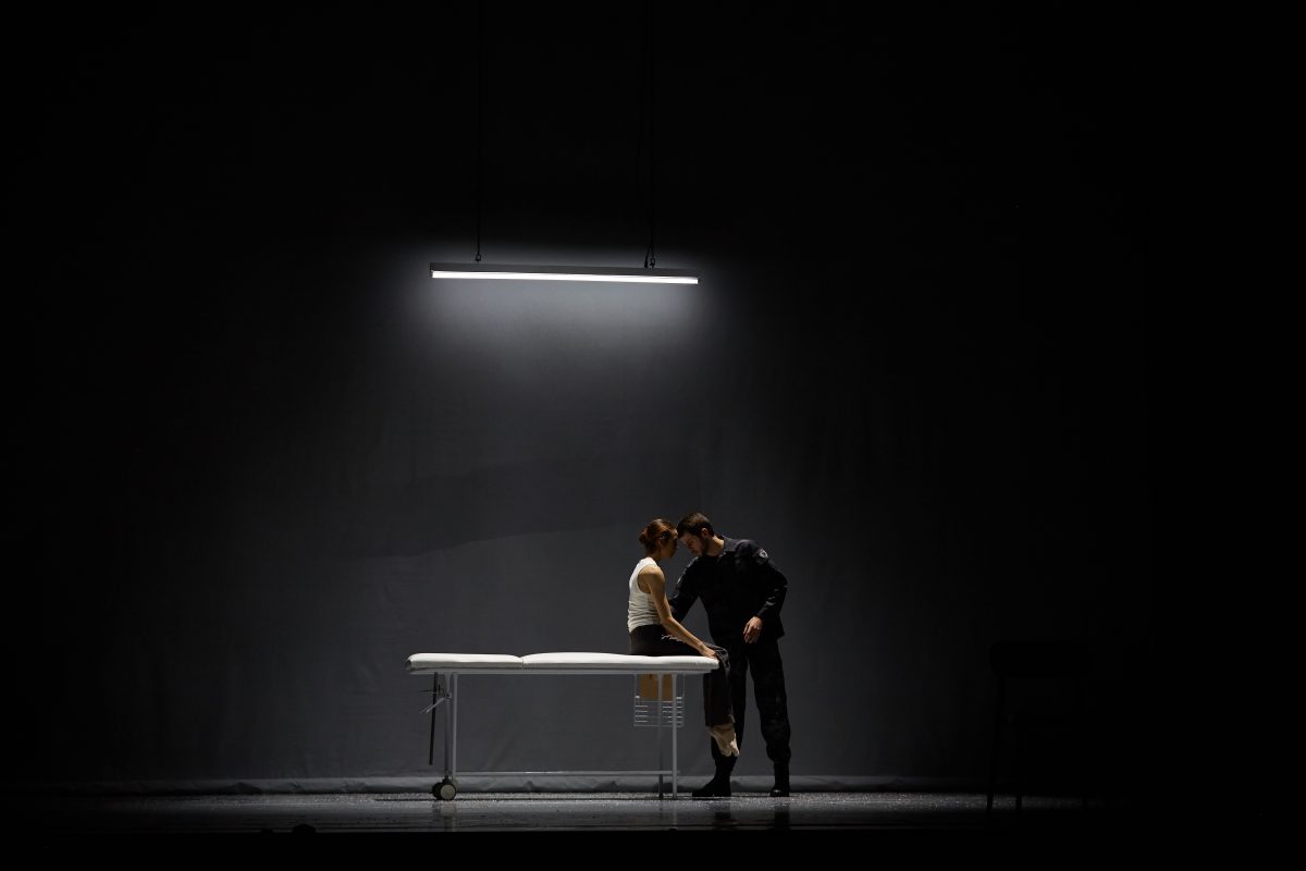 Alexa Tuzil as Charlie and Jack Whiter as the Doctor in Butterfly Effect. Image: Sergey Pevnev.
