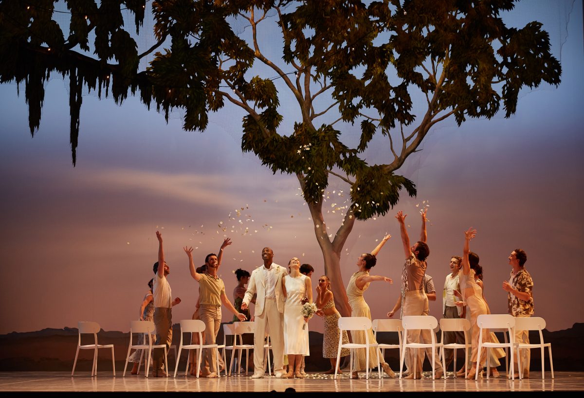 Alexa Tuzil as Charlie and Juan Carlos Osma as Jordan during the Wedding Scene in Butterfly Effect. Image: Sergey Pevnev.