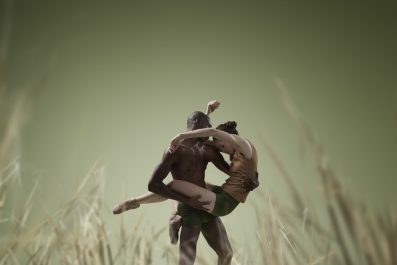 Dancers Juan Carlos Osma and Alexa Tuzil in Butterfly Effect. Image: Stef King and VML.