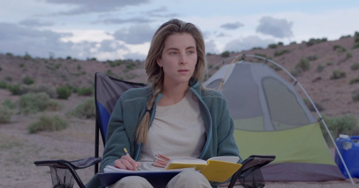 Unconformity. Image: Indie Rights. Female geologists on screen.