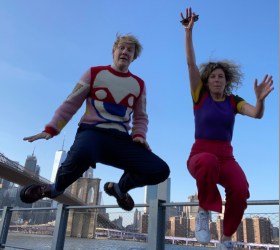 Josh Thomas and Courtney Smith. Image supplied.