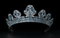 Cartier tiara with blue diamonds and platinum, to show at the NGV.