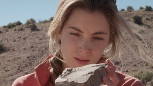 Unconformity. Image: Indie Rights. Female geologists on screen.