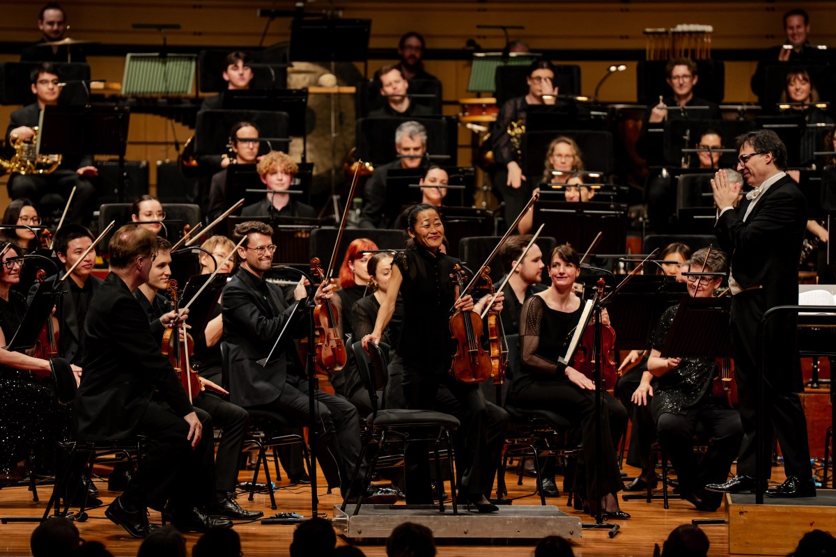 Queensland Symphony Orchestra on stage in its 2025 season. 