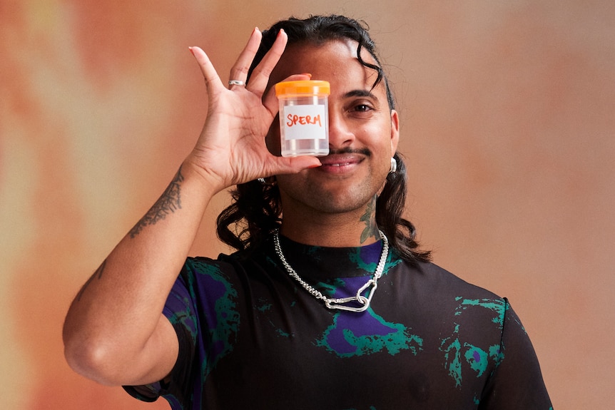 Krishna Istha presents First Trimester as part of Melbourne Fringe. Image: Jordon Rossi and Emily Drake