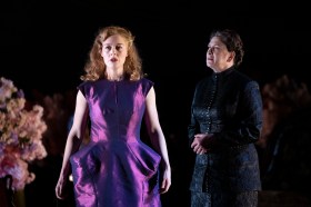 Nikki Shiels and Pamela Rabe in Rebecca at the MTC. Image: Pia Johnson.