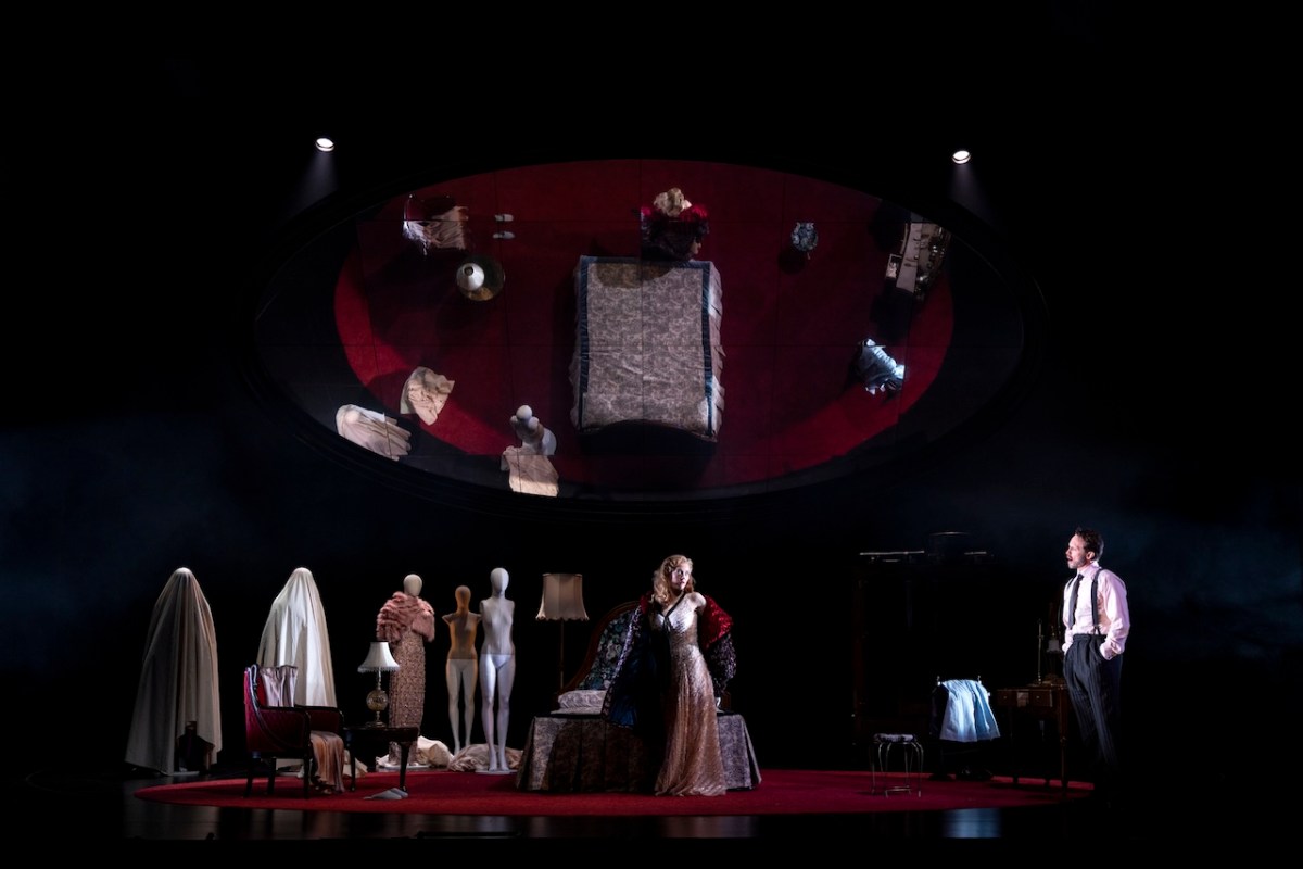 Pamela Rabe and Nikki Shiels in Rebeccas at the MTC. Image: Pia Johnson.