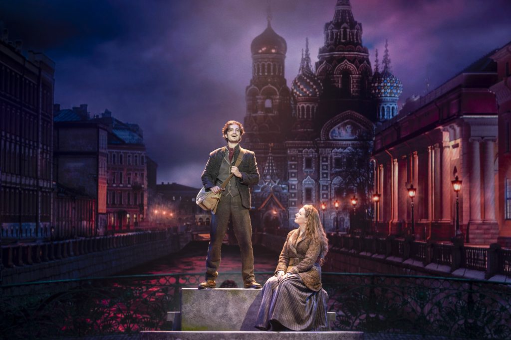 Joshua Robson and Georgina Hopson in Anastasia. Image supplied. 
