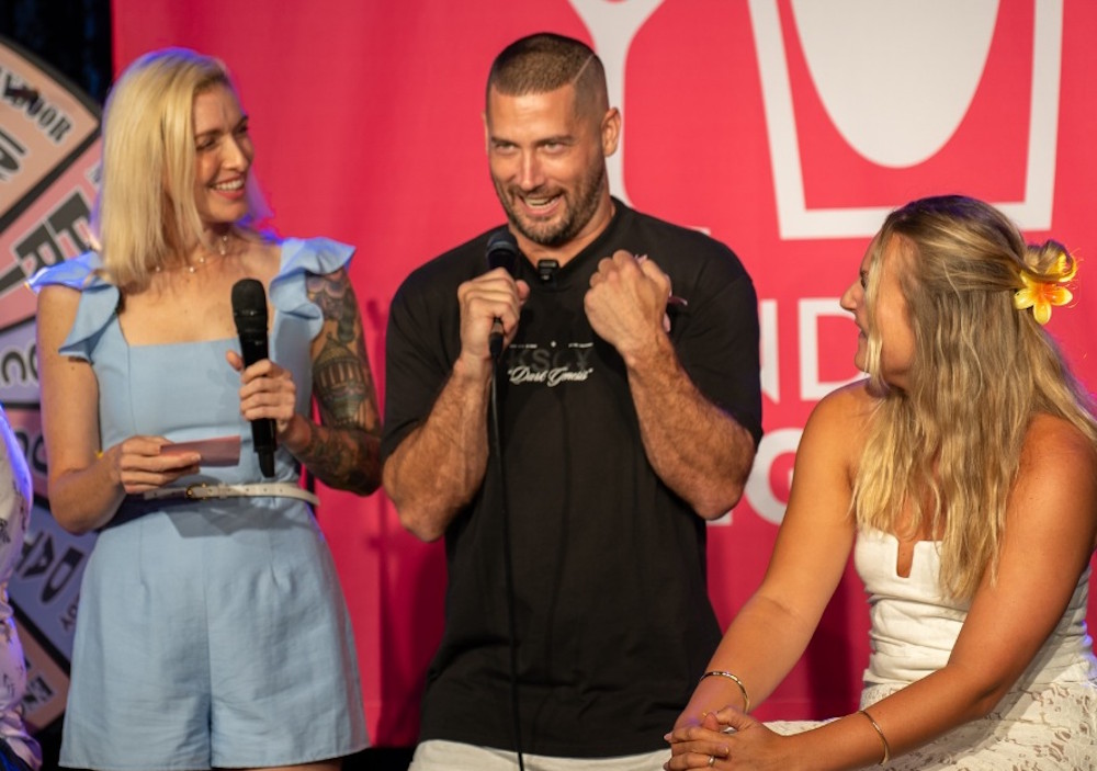 Sunday Singles' Simone Springer and Daniel Delby. Photo: Supplied. Comedy dating shows.