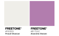 colour swatches. Pantone