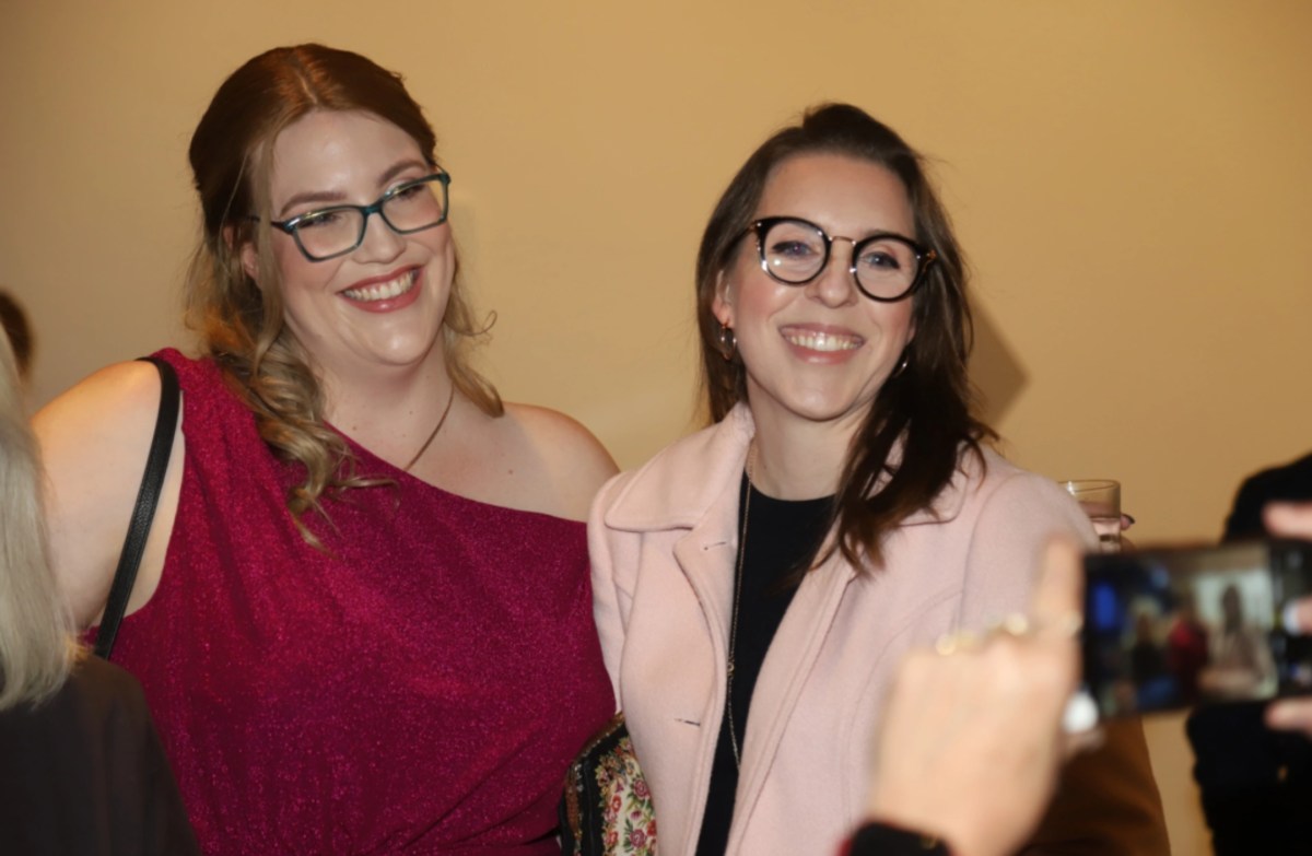 From left, The Furphy Literary Award 2025 winner Serena Moss and third place recipient Amy Montague. Image: Furphy Literary Award. 
