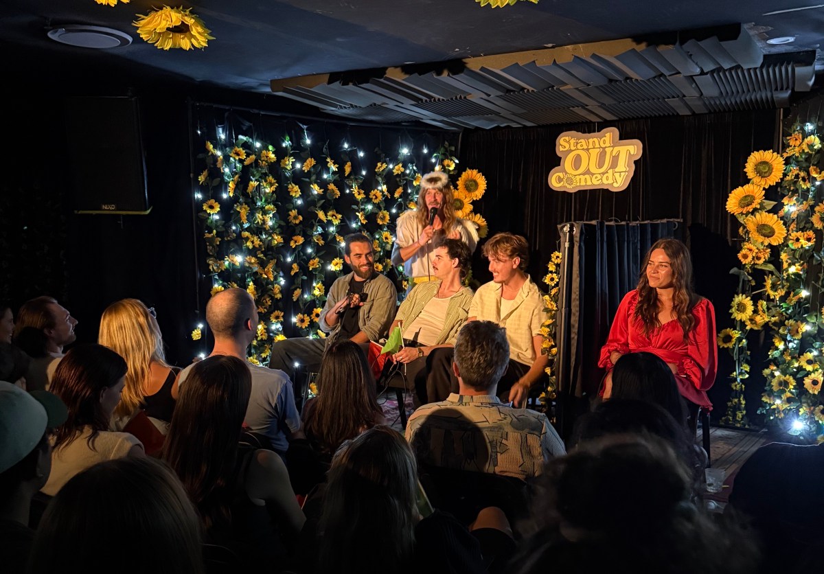 The monthly dating show at Sydney's Standout Comedy. Photo: Supplied. Comedy dating shows.
