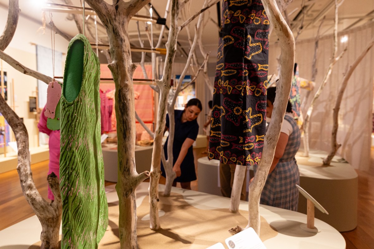 Stories You Wear: Magpie Goose at Museum of Brisbane 2025. Image: Red HandedProductions.