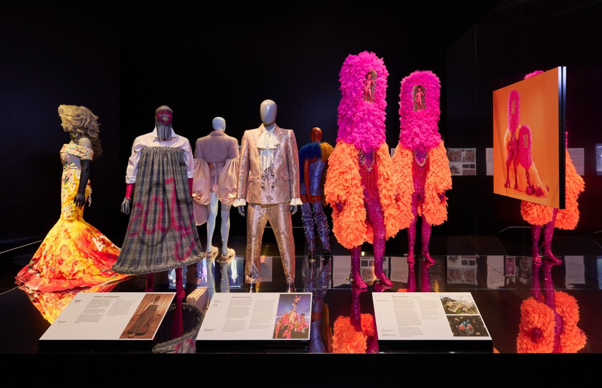 Installation view of Make a Scene: Fashioning Queer Identity and Club Culture in the 90s. Photo: Markus Ravik. Image: Supplied.
