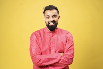 UK comedian Raul Kohli anchors A History Comedy Show.