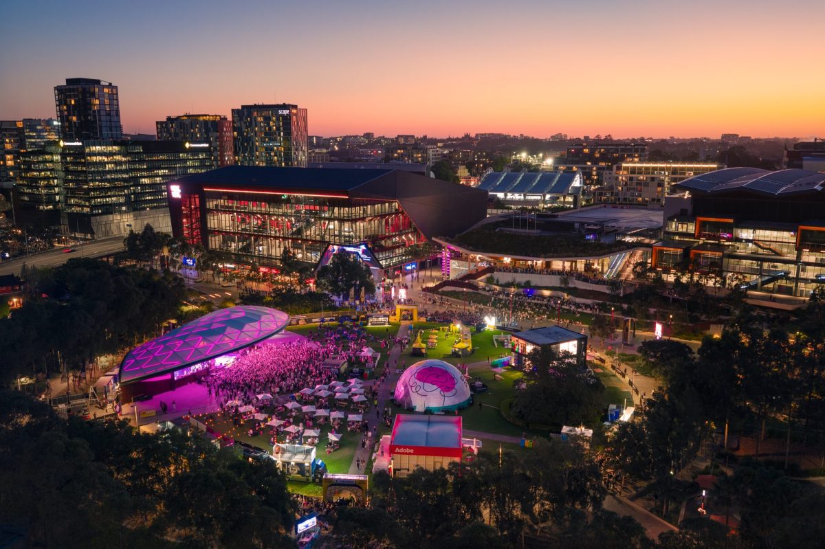 SXSW Sydney Unlocked - International Stage in Tumbalong Park. Photo: Daniel Tran.